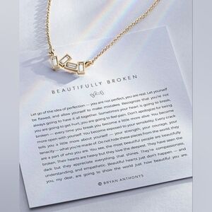 Bryan Anthonys Beautifully Broken 14K Gold Necklace, Brand NEW in Box